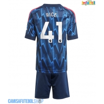 Camisa de time de futebol Arsenal Declan Rice #41 Replicas 2º Equipamento Infantil 2025-26 Manga Curta (+ Calças curtas)